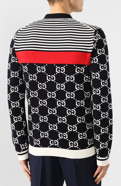 Хлопковый кардиган GUCCI, арт. 523048/X9I07, фото 4