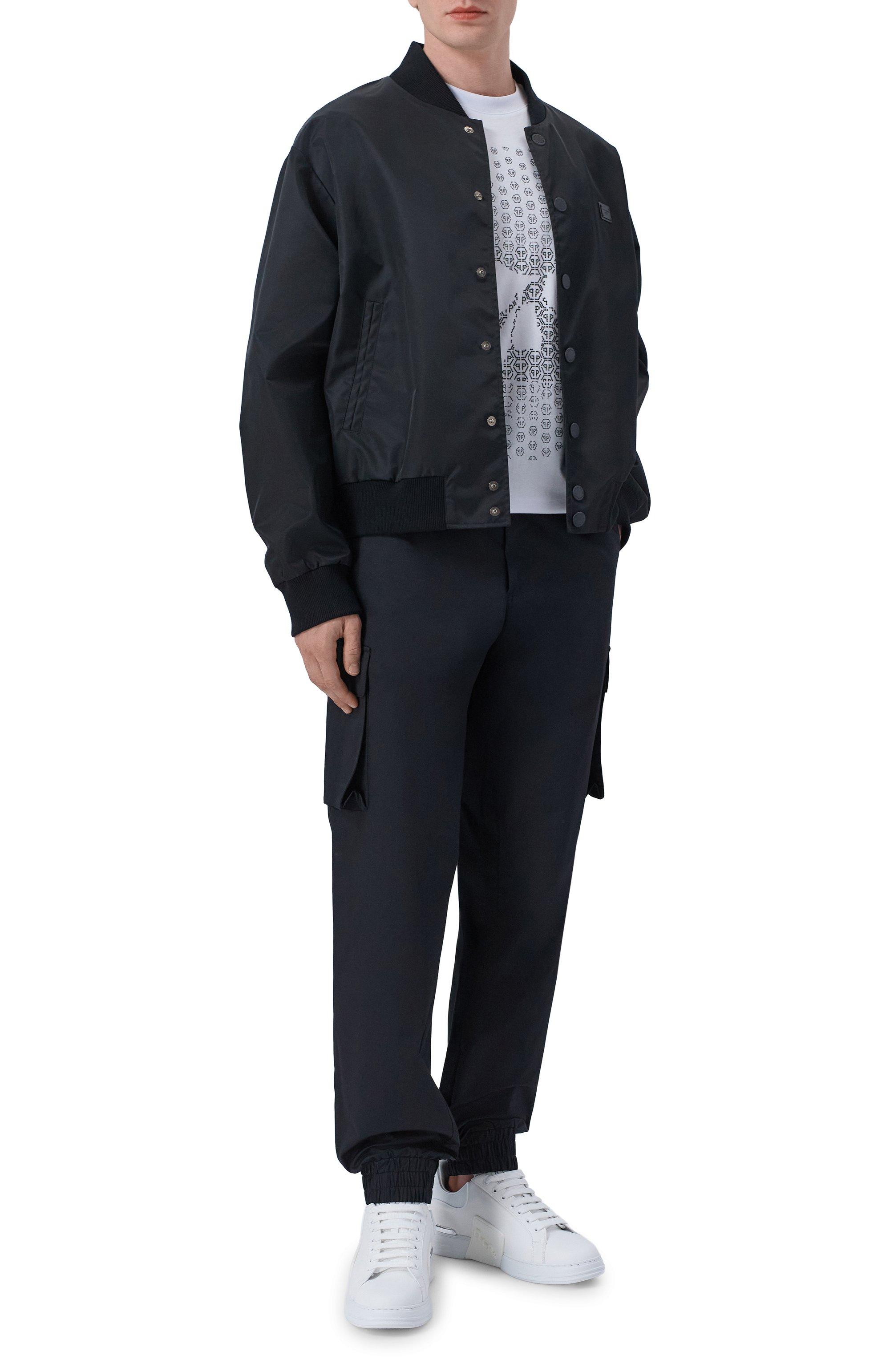 Хлопковые джоггеры PHILIPP PLEIN, арт. SAFC MRT1653 PTE003N, фото 2