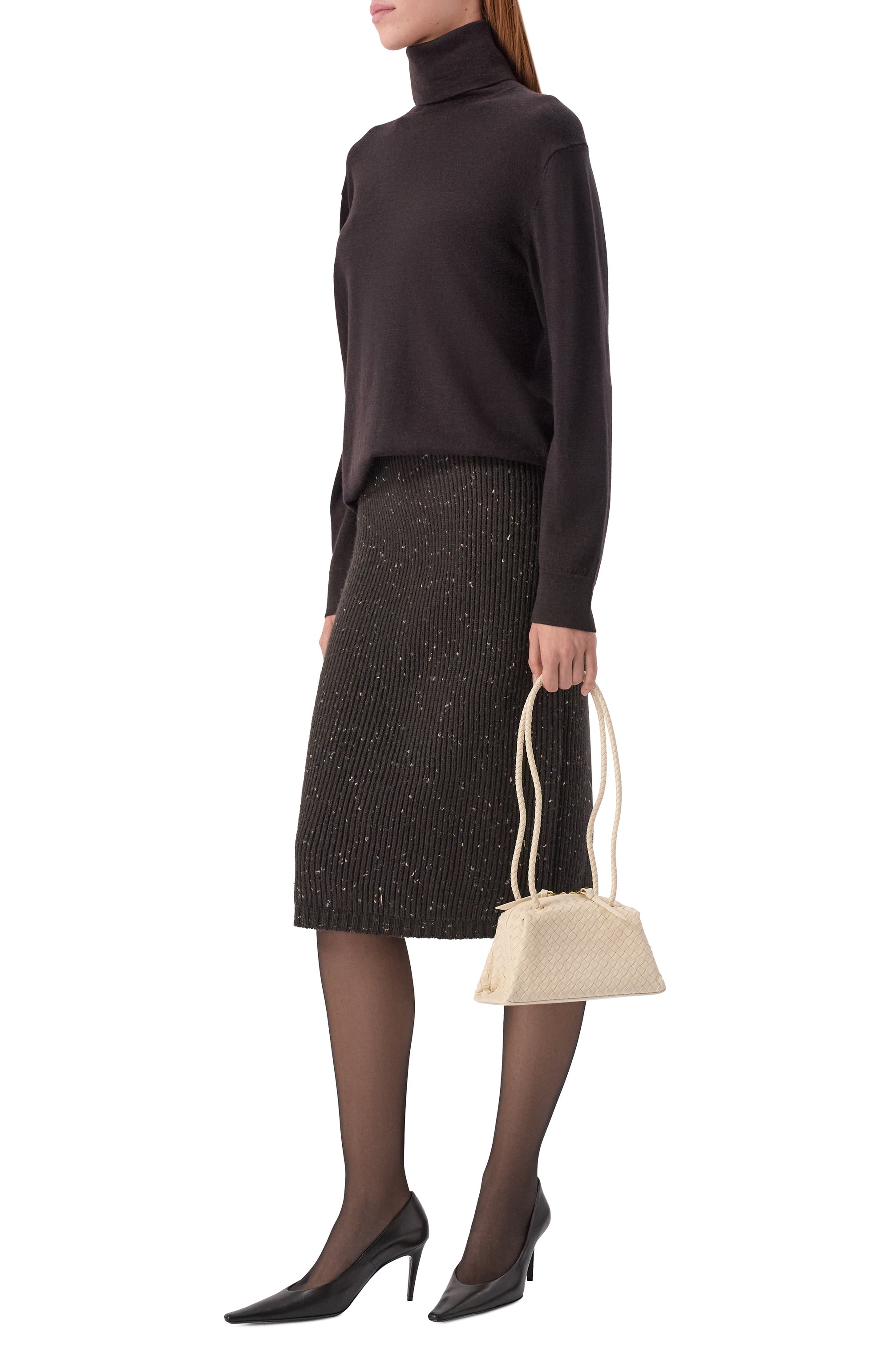 Шерстяная юбка BOTTEGA VENETA, арт. 793108/V5LV0, фото 2