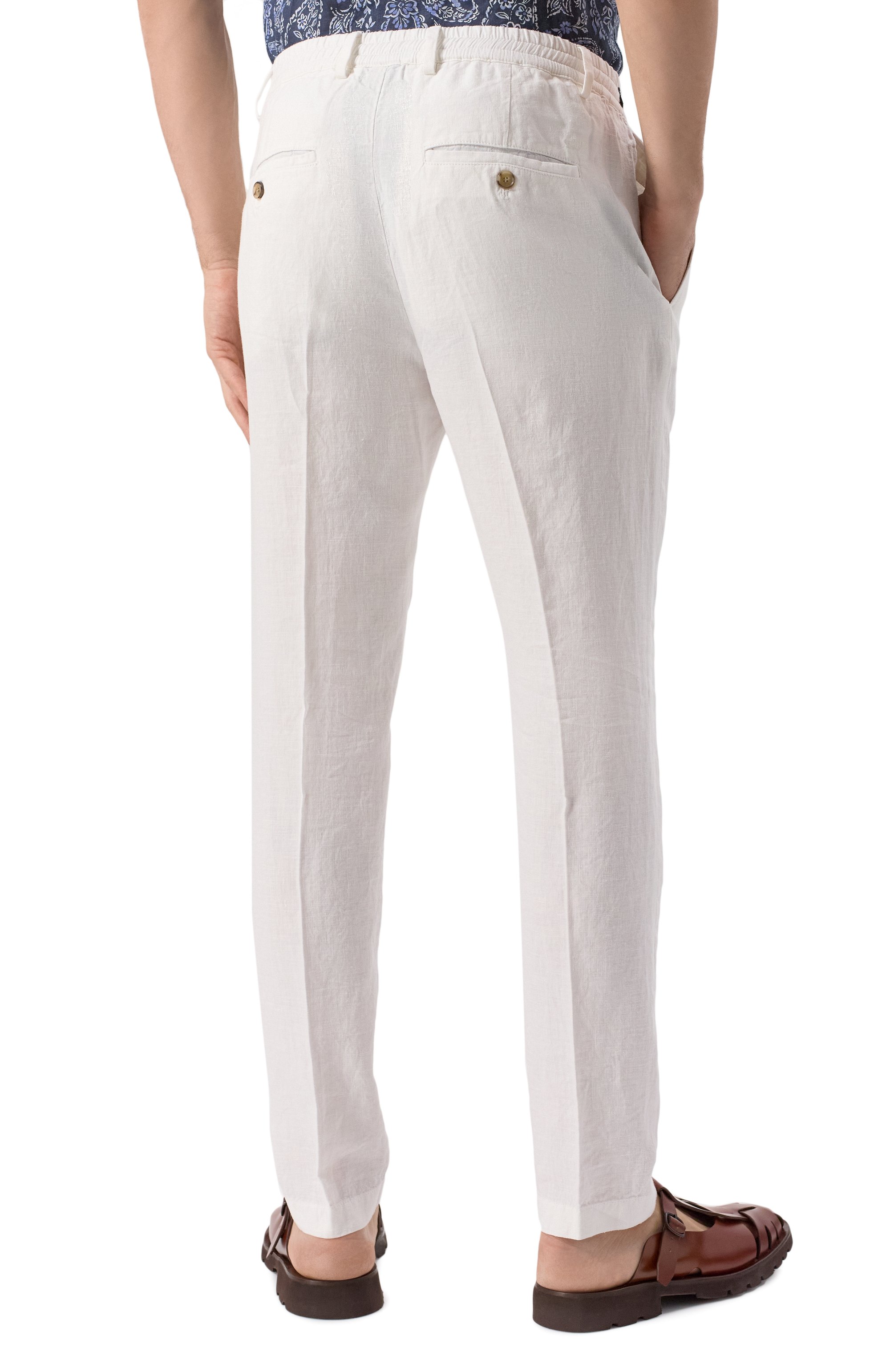 Льняные брюки PAUL&SHARK, арт. 25414041, фото 4