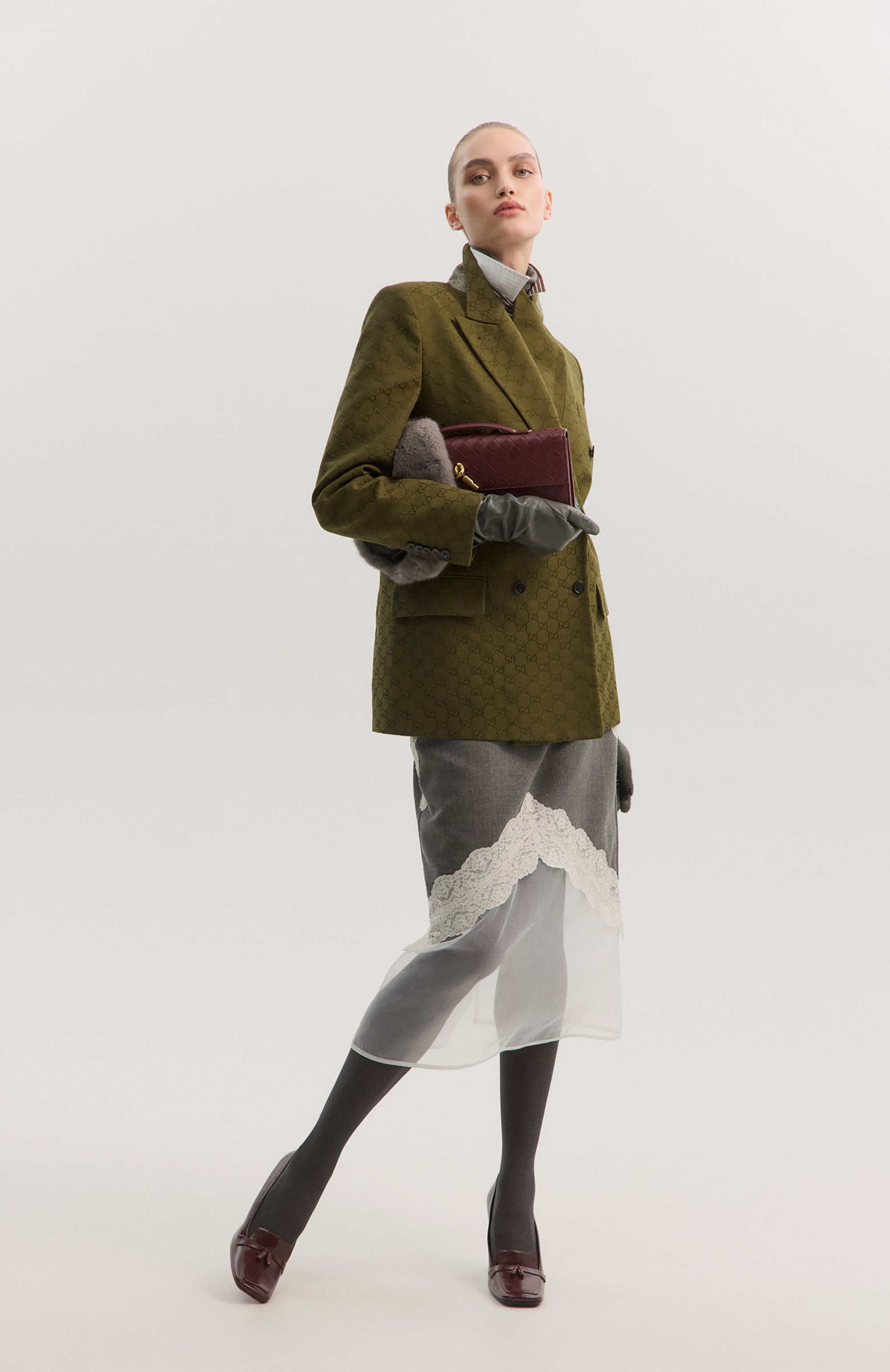 Хлопковый жакет GUCCI, арт. 831993/Z7AH8, фото 6