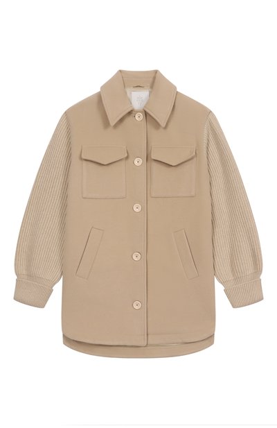 Куртка-рубашка из шерсти и кашемира ELEVENTY, арт. EX2A10/E0226