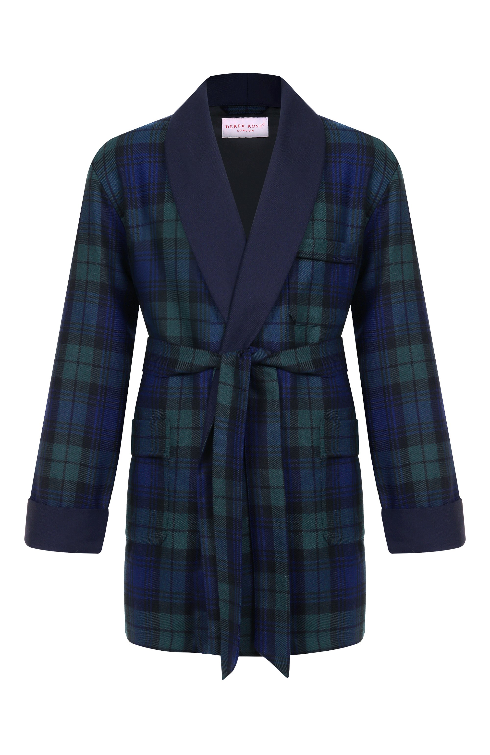 Шерстяной халат DEREK ROSE, арт. 5550/TART001, фото 1