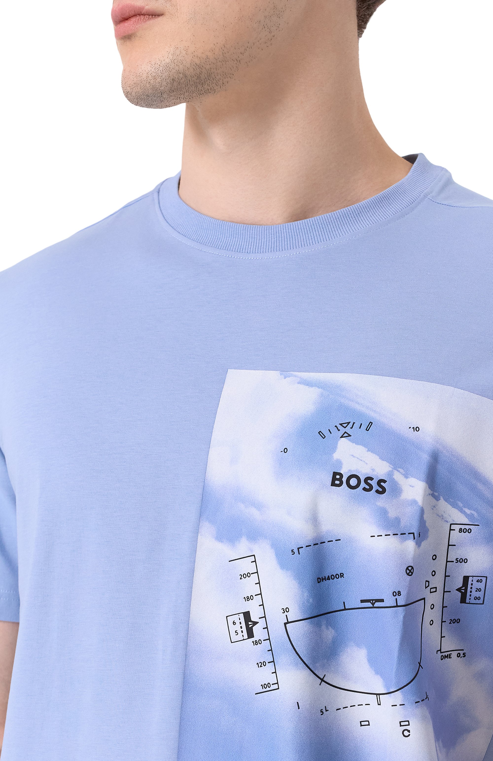 Хлопковая футболка BOSS GREEN, арт. 50533233, фото 5