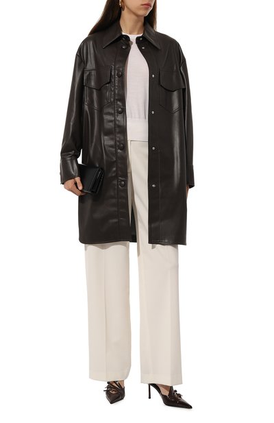 Пальто из экокожи STELLA MCCARTNEY, арт. 660094/3BU393, фото 2