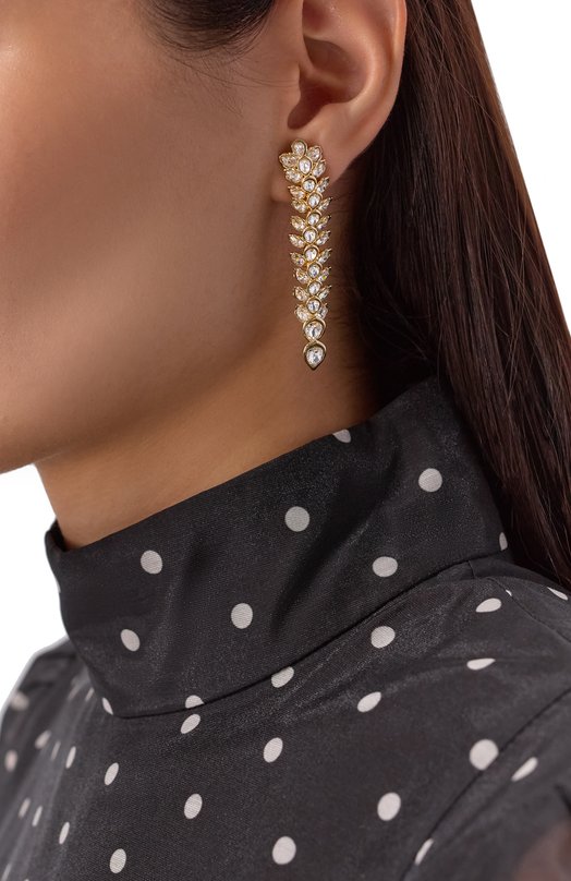 Серьги Idyllia Swarovski 5723138 Золотой  5723138 Фото 2