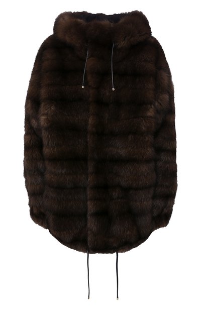 Женская шуба из меха соболя VALENTINO, арт. SF3FB5763AF