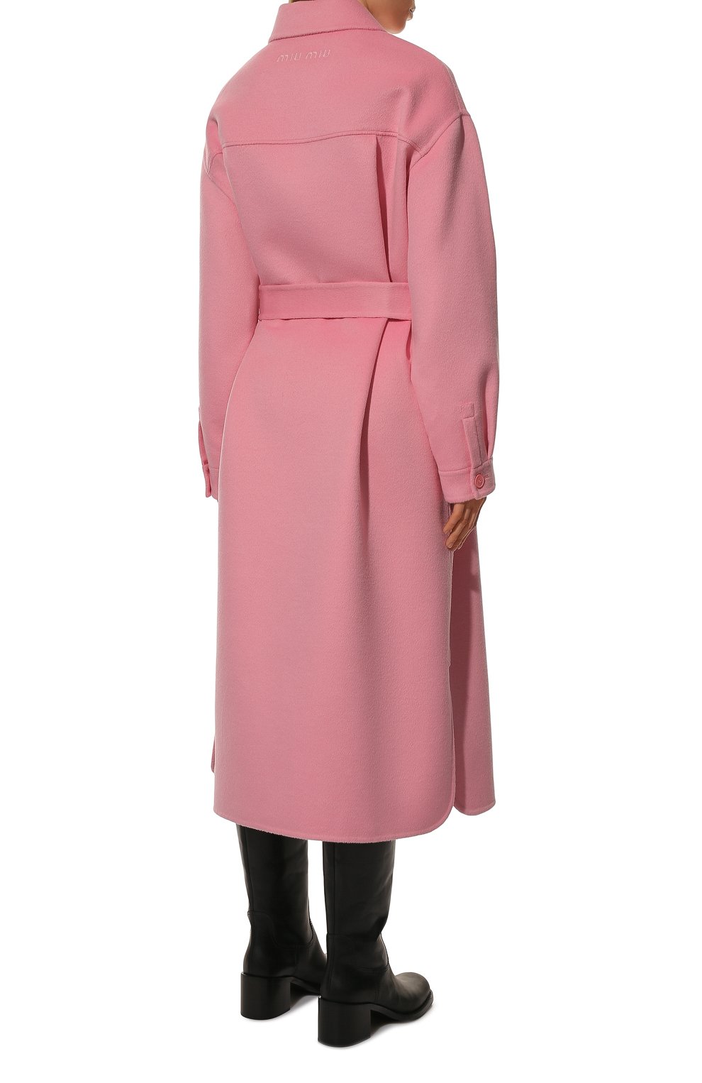 Шерстяное пальто MIU MIU, арт. MS1896-03H-F0028, фото 4