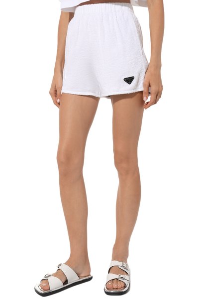 Хлопковые шорты PRADA, арт. P292E-1ZR3-F0009-212, фото 3