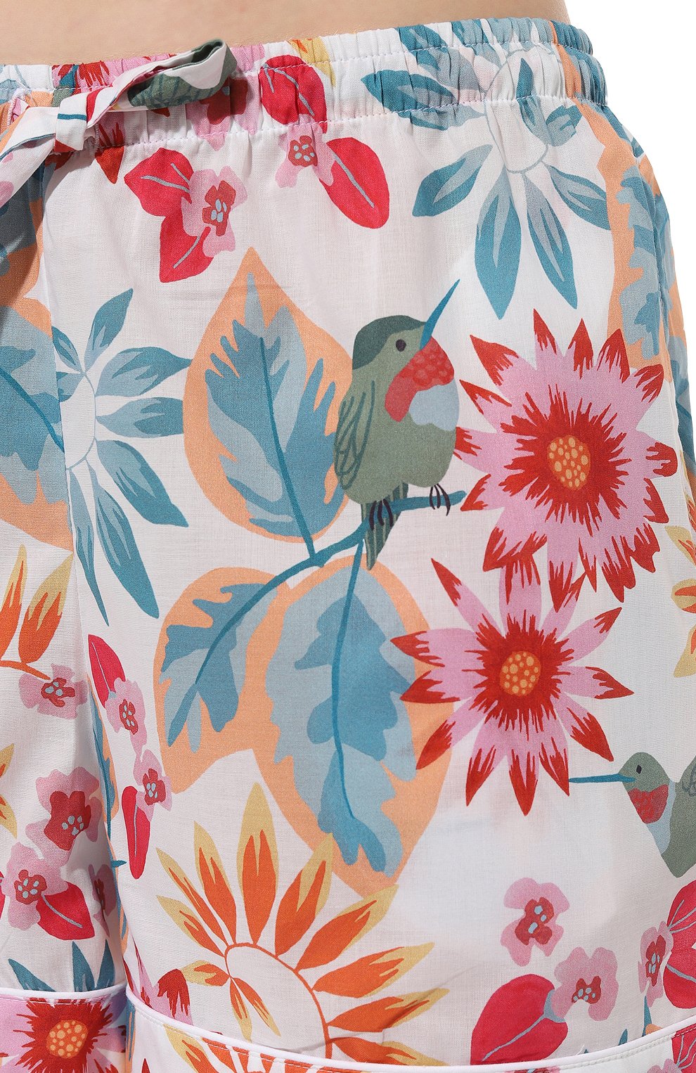 Хлопковые шорты DEREK ROSE белого цвета по цене 13500 руб., арт. 1257-LEDB060, фото 5 Хлопковые шорты DEREK ROSE, арт. 1257-LEDB060, фото 5