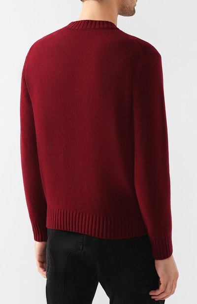 Шерстяной свитер с принтом MONCLER, арт. D2-091-90349-00-959A8, фото 4