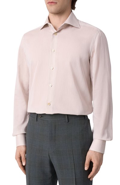 Хлопковая сорочка KITON, арт. UCIH0920404, фото 3