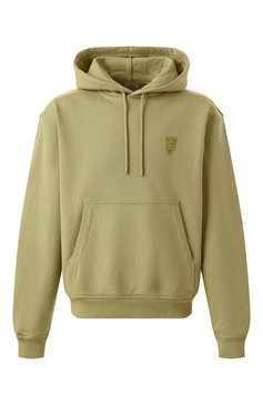 Мужской хлопковое худи BURBERRY хаки цвета, арт. 8102452 | Фото 1 (Драгоценные камни: Проставлено; Материал сплава: Проставлено; Рукава: Длинные; Длина (для топов): Стандартные; Принт: С принтом; Материал внешний: Хлопок; Стили: Кэжуэл; Мужское Кросс-КТ: Худи-одежда)