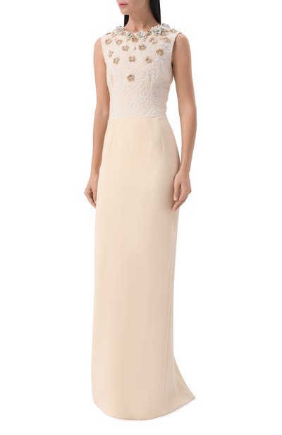 Платье из шерсти и шелка DOLCE & GABBANA, арт. 0102/I60X4W/GDC12, фото 2