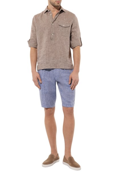 Льняные шорты CAPOBIANCO, арт. 14M852.LI00., фото 2