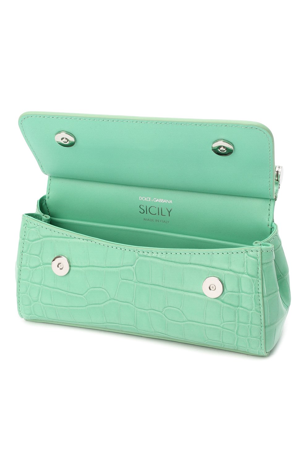 Сумка sicily small из кожи аллигатора DOLCE & GABBANA, арт. BB7116/A2Y14/AMIS, фото 5