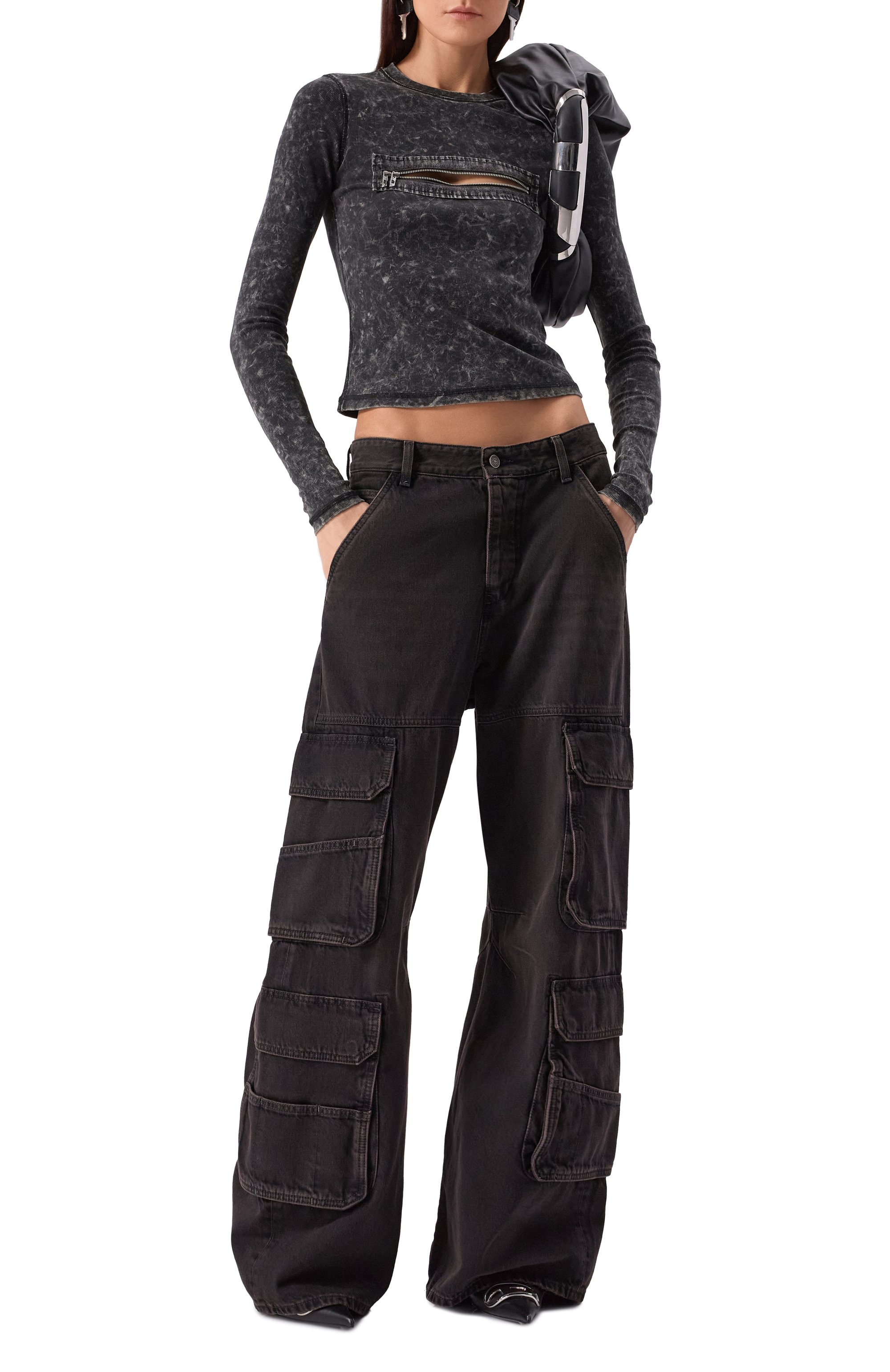 Хлопковый топ DIESEL, арт. A16628/0QMAU, фото 2