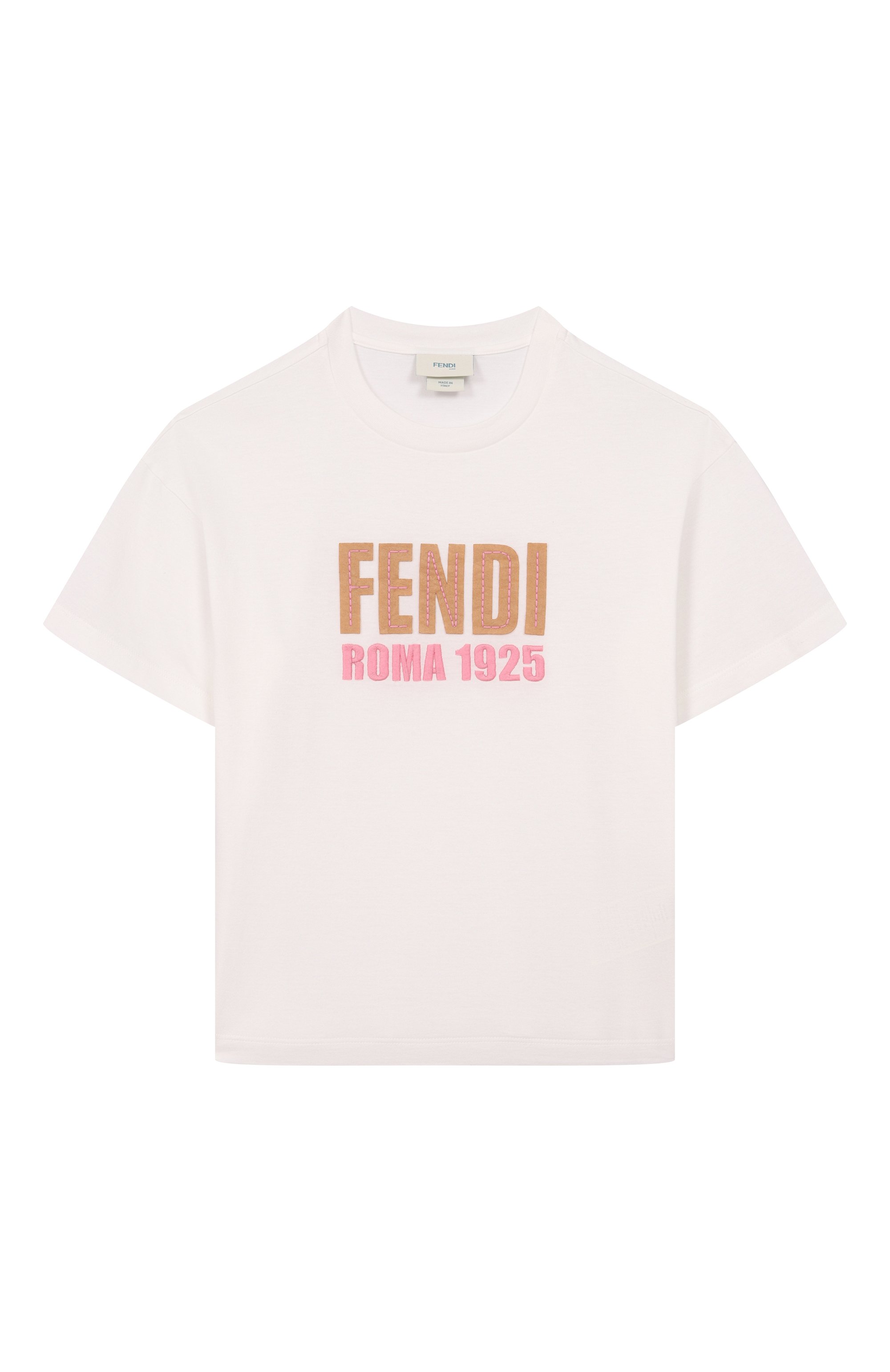 Хлопковая футболка FENDI, арт. JUI204/7AJ/8A-12+, фото 1