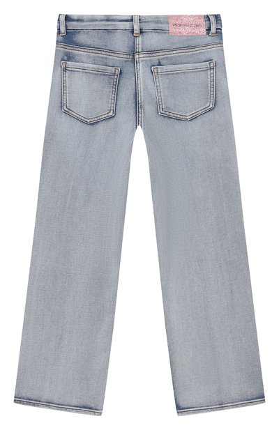 Джинсы MONNALISA голубого цвета по цене 22100 руб., арт. 19G404, фото 2 Джинсы MONNALISA, арт. 19G404, фото 2