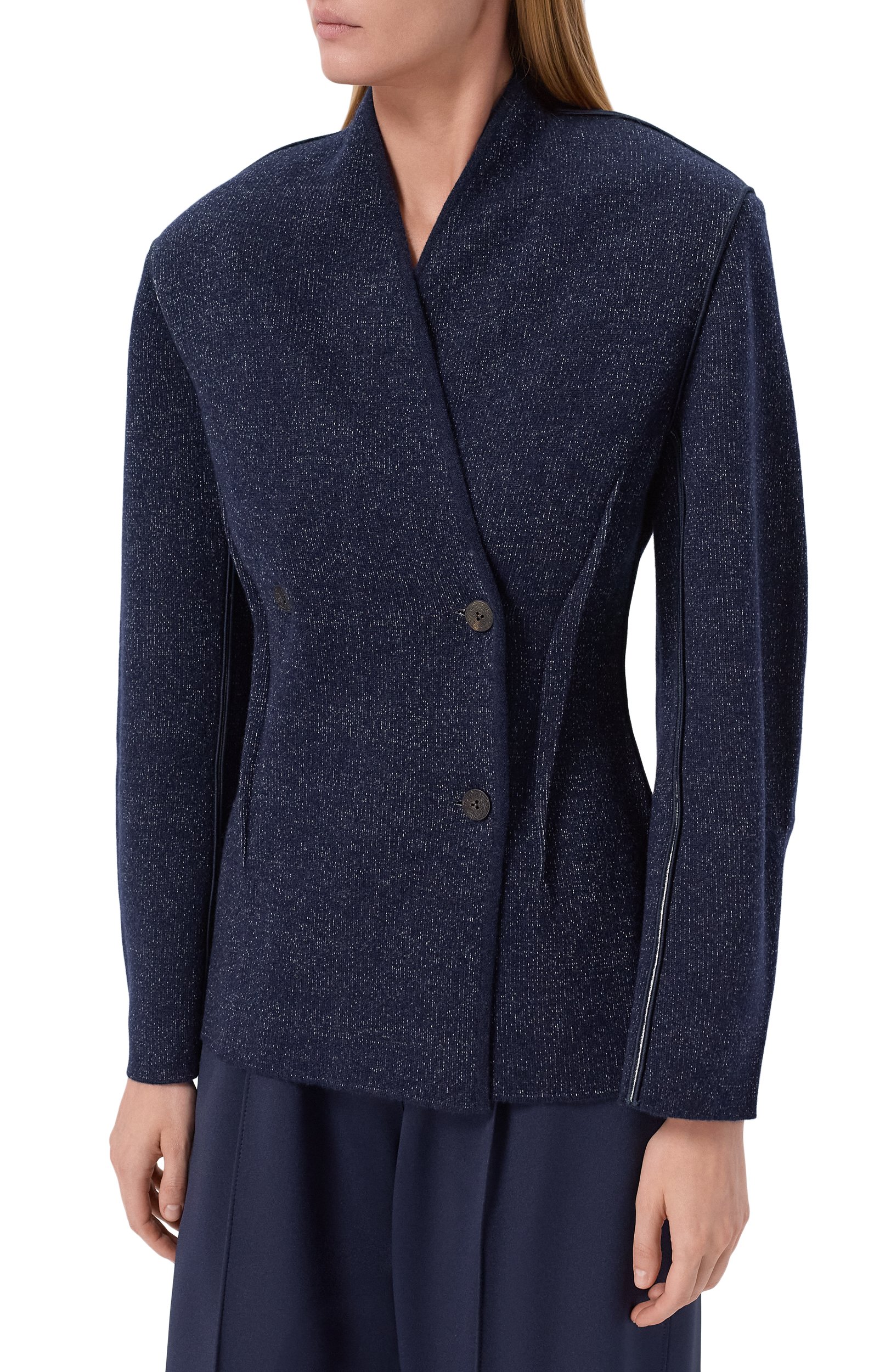 Жакет из кашемира и шелка GIORGIO ARMANI, арт. GW004183/AF29374, фото 3