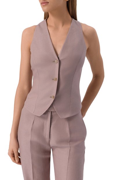 Жилет из кашемира и льна COLOMBO, арт. GL00161/77528-U, фото 3