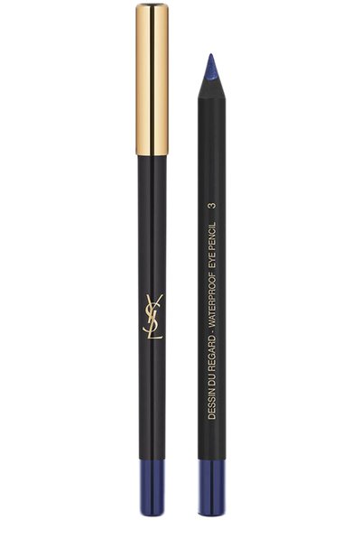 Женский карандаш для глаз dessin du regard waterproof, 03 bleu impatient YSL, арт. 3614271269645