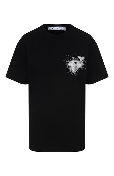 Женская хлопковая футболка OFF-WHITE, арт. 0WAA089F21JER013
