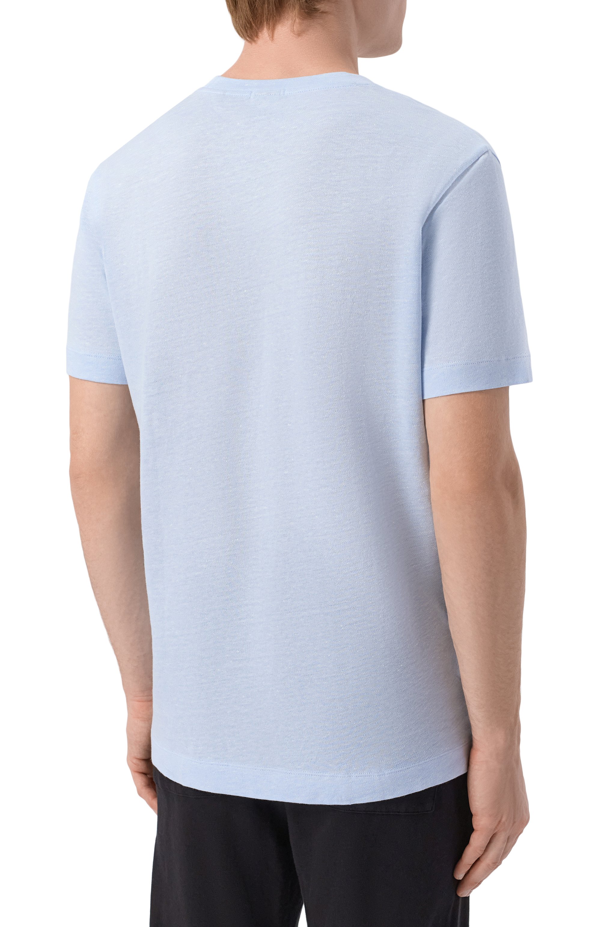 Футболка изо льна и хлопка BOSS, арт. 50559163, фото 4