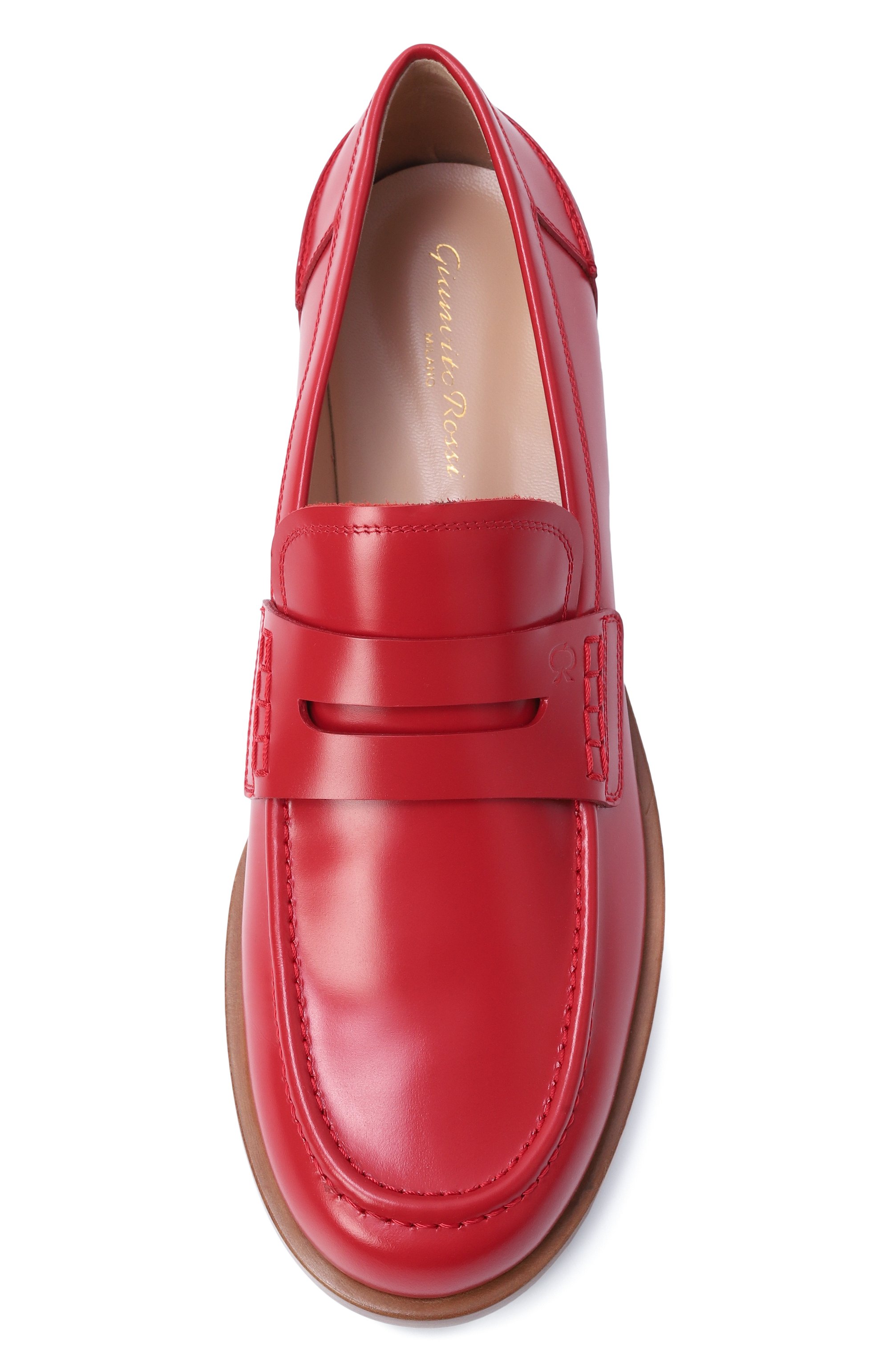 Кожаные пенни-лоферы michael GIANVITO ROSSI, арт. G25396.20CU0.DVDTABS, фото 6