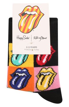 Детские носки HAPPY SOCKS разноцветного цвета, арт. KRLS01 | Фото 1 (Материал: Хлопок, Текстиль; Кросс-КТ: Носки; Нос: Не проставлено; Материал сплава: Проставлено)
