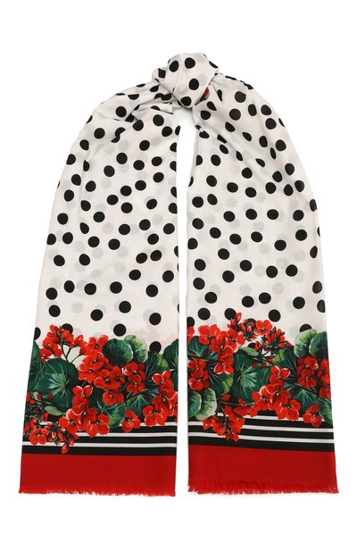 Женское хлопковое парео DOLCE & GABBANA, арт. FS185A/GD043/0UTLET AW22-23