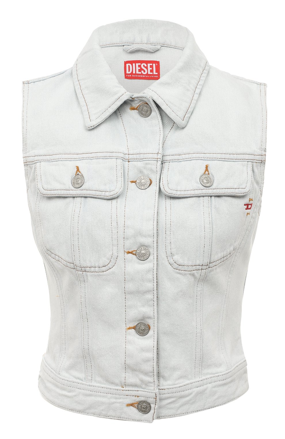 Джинсовый жилет DIESEL, арт. A03870/0079Z, фото 1
