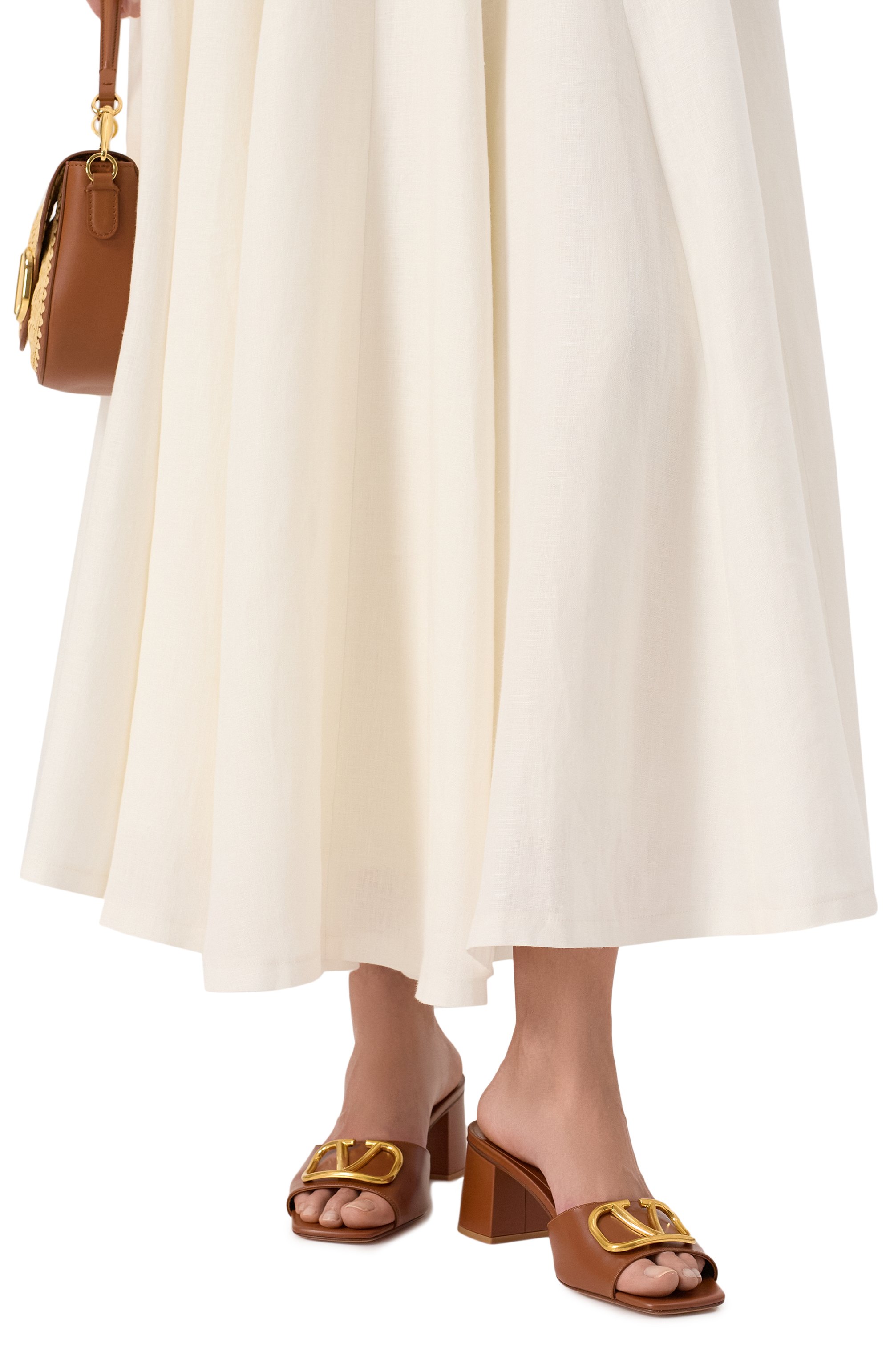 Кожаные мюли vlogo VALENTINO, арт. 6W2S0HA6/DSH, фото 3