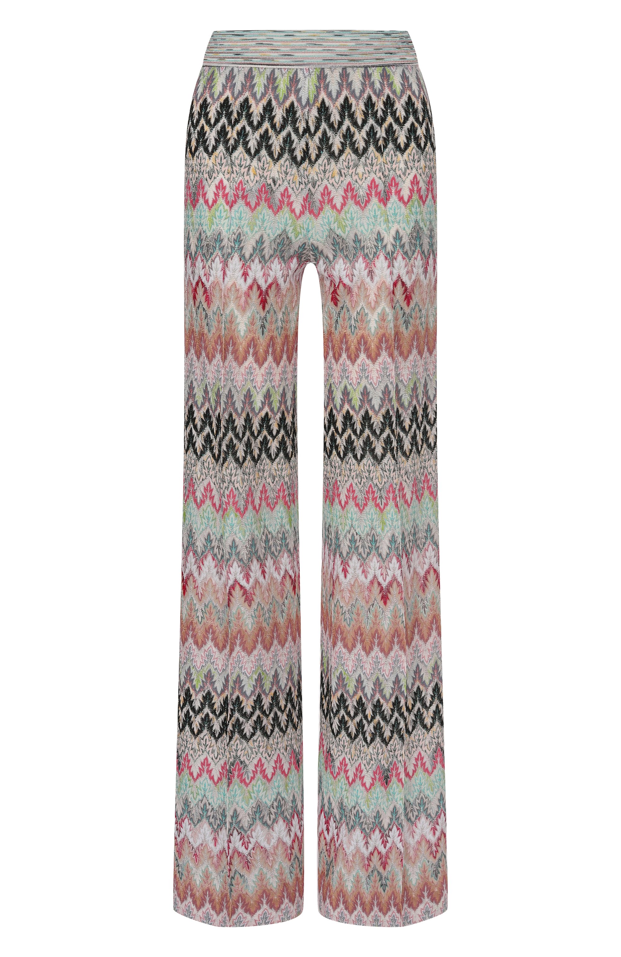 Брюки из вискозы и хлопка MISSONI разноцветного цвета по цене 136000 руб., арт. DS26SI09/BR014Z, фото 1 Брюки из вискозы и хлопка MISSONI, арт. DS26SI09/BR014Z, фото 1