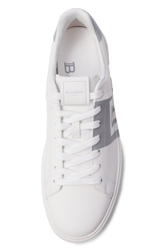 Кожаные кеды B-Court Balmain FM0VI288/LVBP Белый  FM0VI288/LVBP Фото 6