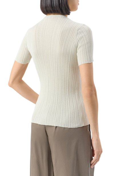 Топ из хлопка и  шелка AGNONA, арт. KT09015/7Q180M, фото 4