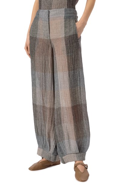 Льняные брюки GIORGIO ARMANI, арт. GW000642/TE13792, фото 3