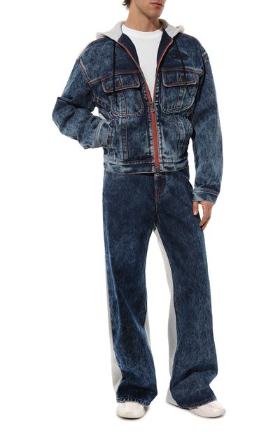 Комбинированная куртка DIESEL, арт. A09646/0EMAD, фото 2