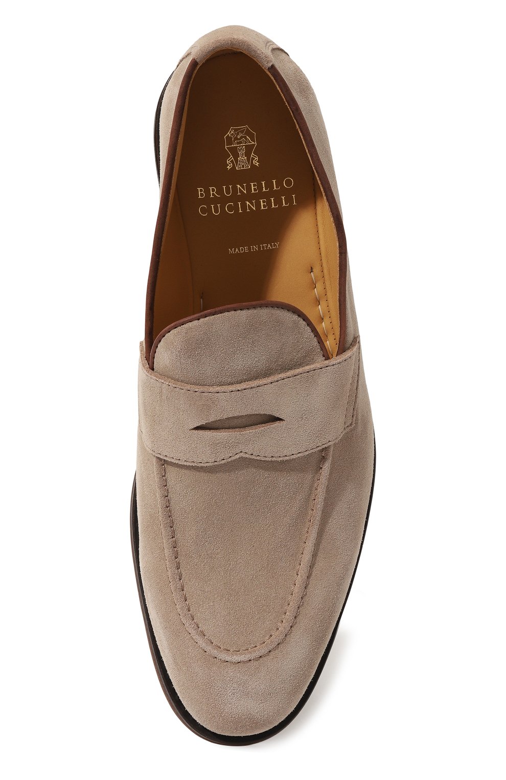 Замшевые пенни-лоферы BRUNELLO CUCINELLI, арт. MZUSIB2167, фото 6