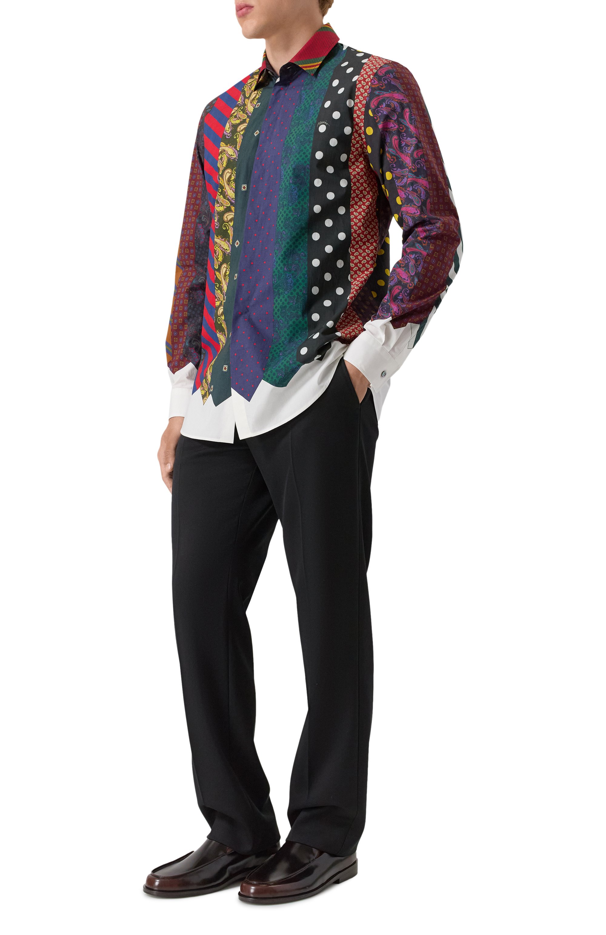 Хлопковая рубашка MOSCHINO, арт. A0234/5255, фото 2