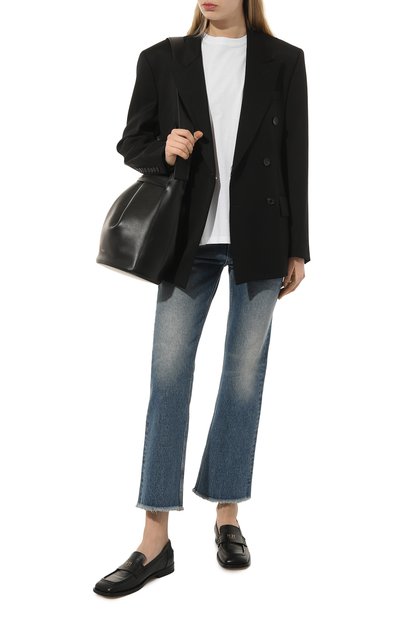 Хлопковая футболка GOLDEN GOOSE DELUXE BRAND белого цвета по цене 14300 руб., арт. GWP01220.P000594.80185, фото 2 Хлопковая футболка GOLDEN GOOSE DELUXE BRAND, арт. GWP01220.P000594.80185, фото 2