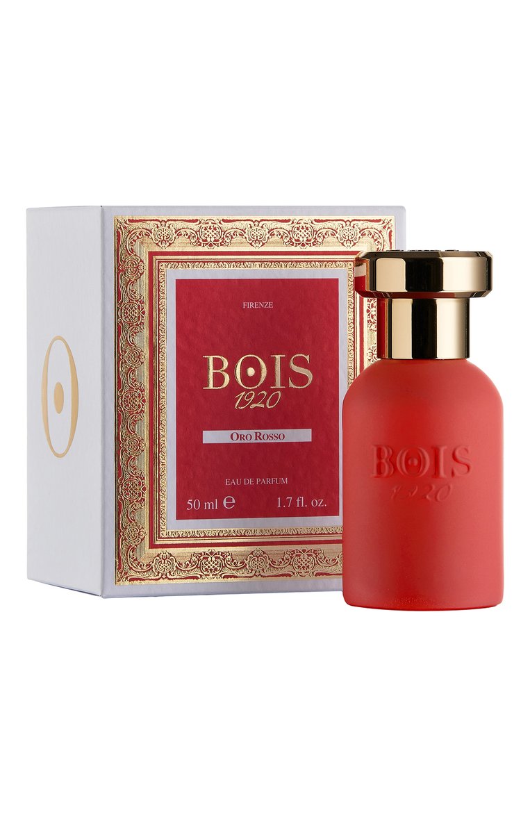 Парфюмерная вода oro rosso (50ml) BOIS 1920 бесцветного цвета, арт. 8055277280473 | Фото 2 (Нос: Не проставлено; Региональные ограничения белый список (Axapta Mercury): Не проставлено; Тип продукта - парфюмерия: Парфюмерная вода; Тип аромата: Фруктовый, Цветочный; Ограничения доставки: flammable)