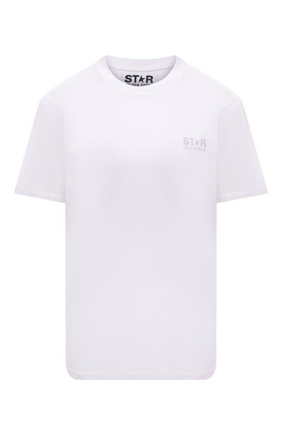 Женская хлопковая  футболка GOLDEN GOOSE DELUXE BRAND, арт. GWP01056.P000594