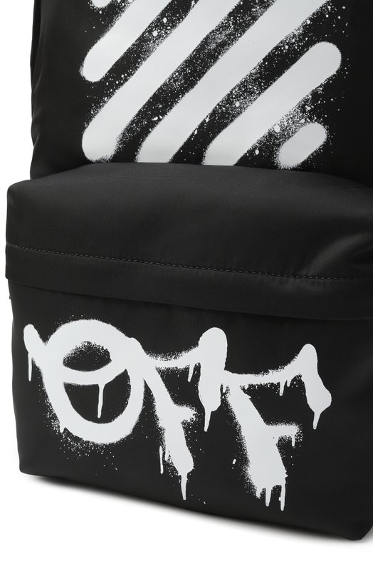 Рюкзак Diagoonal Spray Off-White 0MNB123F25FAB001 Чёрный  0MNB123F25FAB001 Фото 3