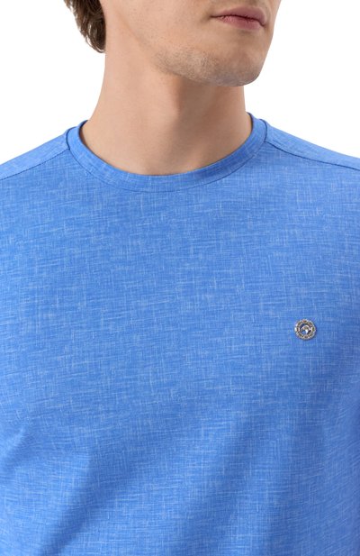 Футболка из шелка и хлопка STEFANO RICCI, арт. MNH5104350/JC2900, фото 5