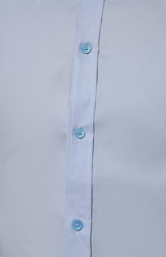 Мужская хлопковая сорочка DOLCE & GABBANA голубого цвета, арт. G5EJ0T/FUMRY | Фото 6 (Рукава: Длинные; Длина (для топов): Стандартные; Материал внешний: Хлопок; Статус проверки: Проверено, Проверена категория; Случай: Формальный; Воротник: Кент; Принт: Однотонные; Манжеты: На пуговицах; Мужское Кросс-КТ: Сорочка-одежда; Материал сплава: Проставлено, Проверено; Драгоценные камни: Проставлено; Стили: Кэжуэл)