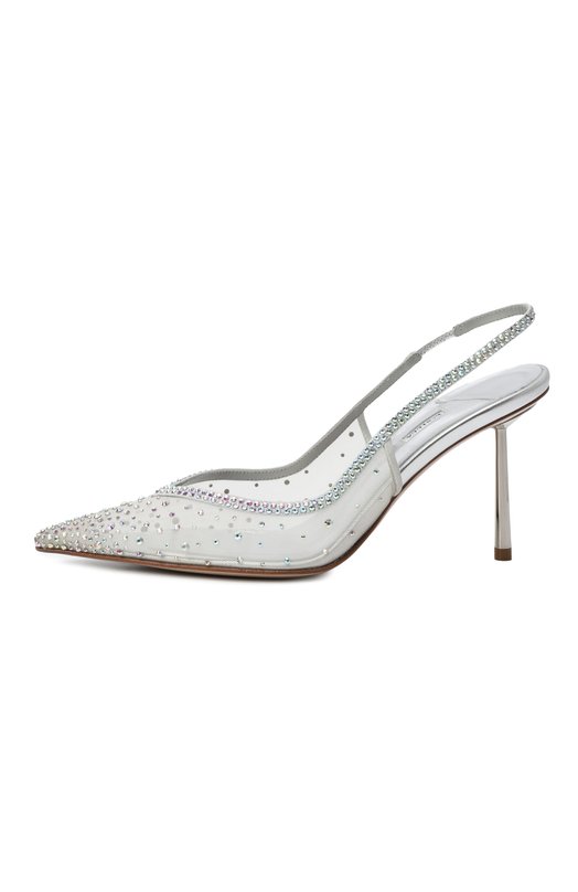 Текстильные туфли Nicole 80 Le Silla 4247D080BXPPWAS Серебряный  4247D080BXPPWAS Фото 4