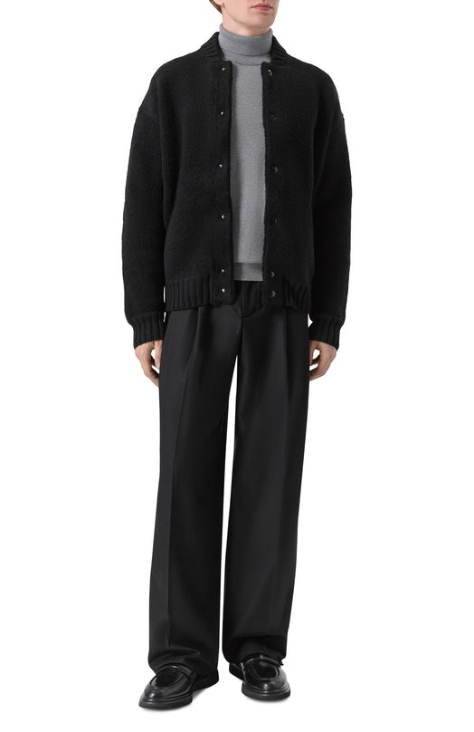 Брюки из шерсти и кашемира Laneus F5LAMAKT277 Чёрный  F5LAMAKT277 Фото 2
