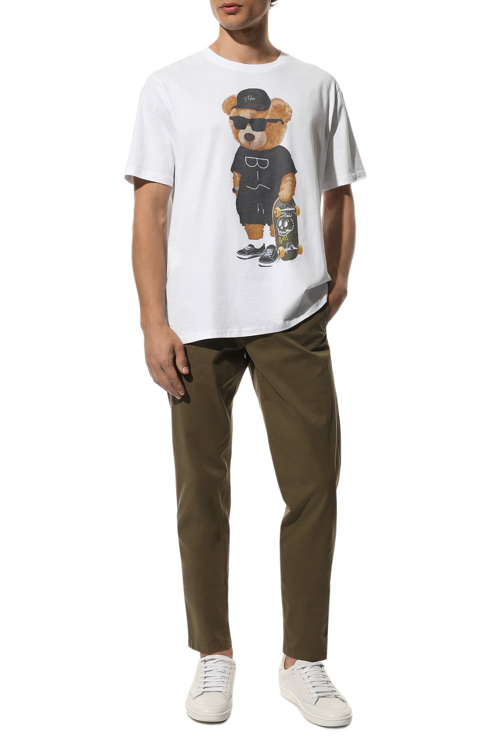 Хлопковая футболка BISIBIGLIO, арт. 0RS0 BLACK/2212 RIF (C0TT0NE PESANTE), фото 2