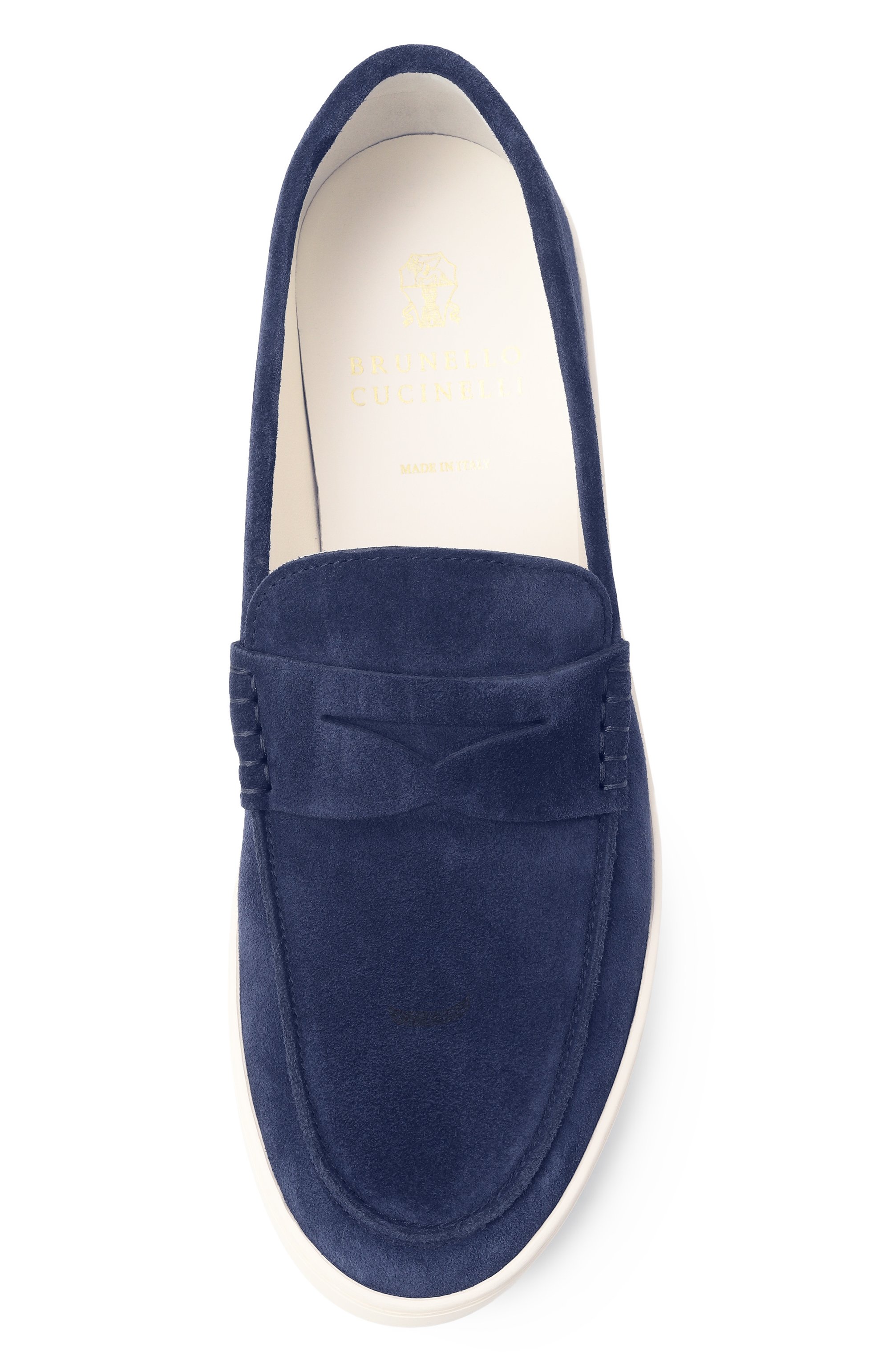 Замшевые пенни-лоферы BRUNELLO CUCINELLI, арт. MZUS0LP312, фото 5